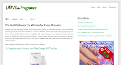 Desktop Screenshot of lovethefragrance.com