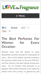 Mobile Screenshot of lovethefragrance.com